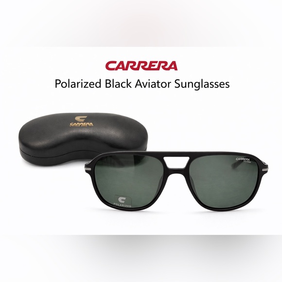 Carrera Black Aviator Sunglasses